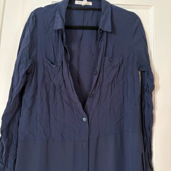 BCBGeneration Button Up Long Sleeve Blouse - Picture 3 of 5